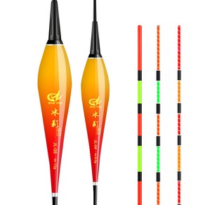 [아띠꼴로] 민물 낚시 전자찌 LED 스마트 센서찌 올림 내림 붕어찌, 1개, 골드믹스