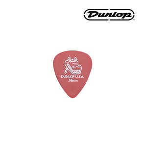 Dunlop 기타피크 0.58mm 게이터그립 스탠다드피크 417R58, 1개