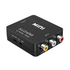 AV to HDMI 컨버터 3RCA 변환컨버터 (USB 전원케이블 포함)