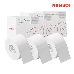 NIIMBOT 라벨프린터 시노링크 님봇 B21 / B1 라벨지 세트, 1개, A05. 화이트50x30 [3롤]