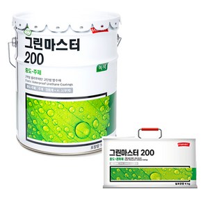 삼화페인트 옥상방수 우레탄페인트 그린방수마스터 중도, 1개, 20kg, 회색