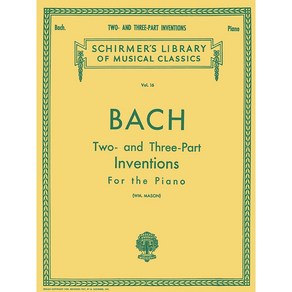 Bach - 30 Two- and Thee-Pat Inventions 바흐 - 인벤션(2성) 신포니아(3성) 피아노 악보 Schime 셔머