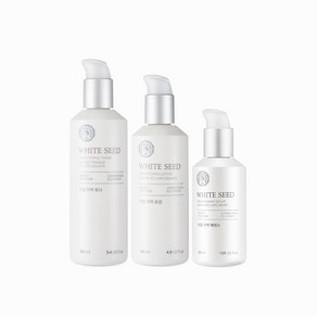 더페이스샵 화이트씨드 리얼 미백 에센스 3종세트 (토너160ml+로션145ml+에센스50ml), 1개