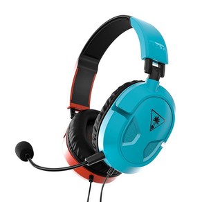 Tutle Beach 이어 포스 레콘 50x 스테레오 게이밍 헤드폰 Xbox 시리즈용 PS4&5 사용 가능, Red/Blue
