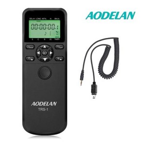 AODELAN TRS-1 타이머 원격 제어 셔터 릴리스 캐논 니콘 소니 파나소닉 올림푸스 카메라 전구 촬영 지연, 02 N8 fo Nikon, 1개