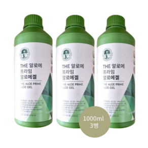 [본사정품] 김정문알로에 더 알로에 프라임 알로에겔, 3개, 1L