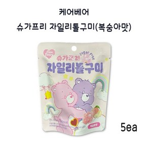 자일리톨구미 복숭아맛, 5개, 50g