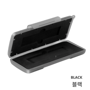 지아네 M2 두 개슬롯 하드디스크 보관함, 블랙, 1개