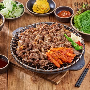 화덕담 2가지맛 연탄 불고기 완조리 간장맛 + 고추장맛 총2개, 200g, 2개