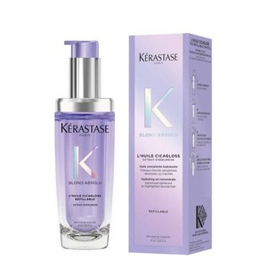 Kéastase Blond Absolu 케라스타즈 블론드 앱솔루 헤어 오일 윌 시카글로스 리필가능 보틀 75ml 1개