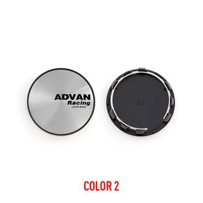 ADVAN 레이싱 자동차 휠 센터 허브 캡 개조 엠블럼 로고 방진 커버 6 가지 색상 59mm 로트당 4개, COLOR 2