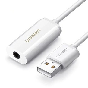 USB2.0 to 오디오 컨버터 유그린U-30712, 1개