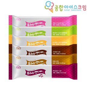 종합아이스크림 석빙고 업소용 후레쉬캔디바 딸기, 62ml, 25개