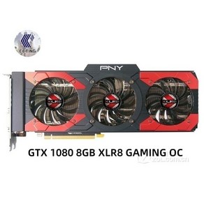 PNY GeFoce GTX 1080 8G GTX1080Ti 11GB XLR8 게이밍용 OC 그래픽 카드 NVIDIA 비디오 용 데스크탑 GPU GD, 01 GTX 1080 8GB, 1개