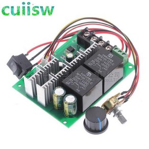 Pwm 속도 전자 40A DC12V / 24V 36V 48V 브러시 모터 컨트롤러 최대 전력 2000W 세 번째 기어 정방향/역방향/정지