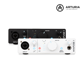 Atuia MiniFuse 1 아투리아 미니퓨즈 1 오디오 인터페이스, 블랙