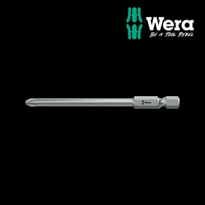 WERA 베라 수공구 851/4 Z bits 십자 비트 낱개 PH2 x 152mm (059786), 1개