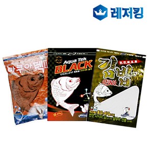 경원 아쿠아 삼합어분 아쿠아텍2 + 아쿠아블랙 + 아쿠아김밥 떡밥 세트, 1세트, 1ml