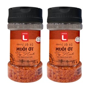 베트남 떠이닌 고추 소금 75g x 2통 롯데마트 초이스 엘 칠리 솔트 MUOI OT, 2개