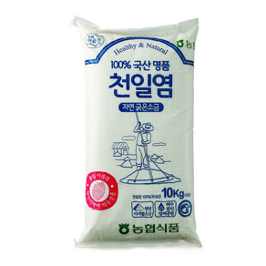 [농협] 국산 명품 천일염 10kg(굵은소금), 10kg, 1개