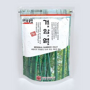 죽염명인이 두번 구운 죽염 개암염 250g, 1개