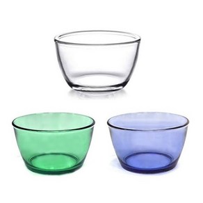 칼라 다용도 유리볼(4 inch.D)샐러드볼(4P), GREEN, 1개