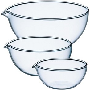 일본직발송 4. iwaki 립볼 3종 세트 [50ml · 100ml · 250ml] BOWL -3 대중소 B004XUDIWK, 1개