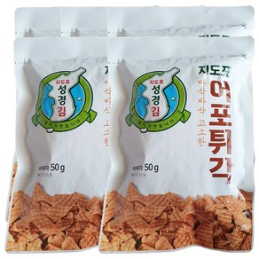 지도표성경 어포튀각, 5개, 50g