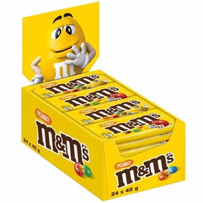 M&M'S 엠앤엠즈 피넛 초콜릿 45g 24팩, 24개