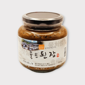 좋은된장 전통 발효 맛있는 국산콩 100% 두레생협 무첨가 유리병, 1개, 900g