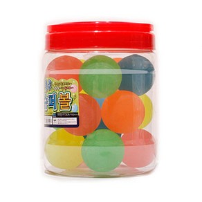 야광 통통 슈퍼볼 50mm 얌체공 탱탱볼 낱개 1개 얌체볼 고무공