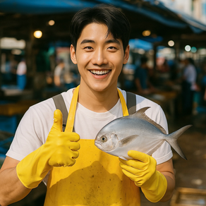 [들담바다] 당일조업 최상급 목포 자연산 생물 병어, 1박스, 병어 1kg [8미내외]