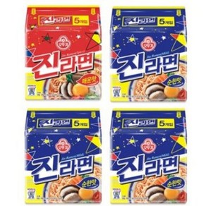 오뚜기 진라면 매운맛 5p + 순한맛 15p 1세트, 20개