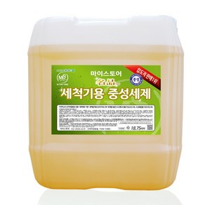 마이스토어 명품 업소용 식기세척기 중성세제 18.75리터 식기세척기전용세제 식세기세제 식세기린스 업소용식기세척기세제, 1개, 18.75L