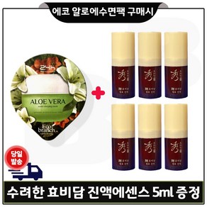 에코 수면팩 (알로에) 구매시 샘플 수려한) 효비담 진액에센스 5ml x6개 (총 30ml) 한정특가, 6개, 15ml