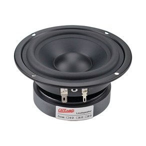 거실스피커순수 미드 레인지 스피커 유닛 Hifi 4 인치 115MM 80W 알토 Mediant Home MID Unit 고무 사이드, 한개옵션0