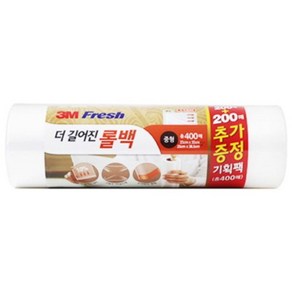 3M 후레쉬 더길어진 롤백 중형 200매+200매, 2개