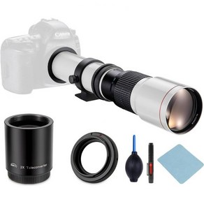 JINTU 500mm1000mm f8 수동 망원 렌즈 EF 포 캐논 EOS 레벨 T8i T7i T6i T2i 4000D 2000D 1300D 850D 800D 550D 60D, Fo Canon DSLR