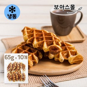 [보아스몰] 삼립 버터크라상 휴면반죽-에스 크로플 완제품 (65g x 10입)