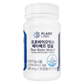 클레어랩스 닥터피엔티 프로바이오틱스 메타에프 캡슐 유산균 285mg X 30캡슐, 30정, 1개