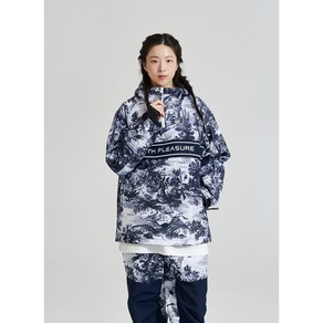 MR 25 ANORAK 05 TW NAVY 모이라 보드복 아노락 자켓 상의 커플 공용 여성 남성 스노우보드복