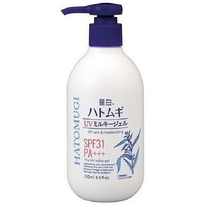 하또무기 HATOMUGI 여백 UV 밀키 젤 썬크림 SPF31 PA+++ 250ml, 1개