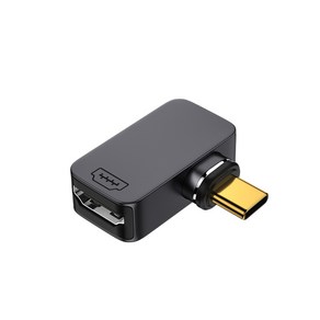 USB C 타입 HDMI 마그네틱 자석 변환 젠더 커넥터 케이블 4K 60Hz, 1개, 35mm