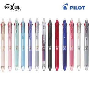 파이롯트 프릭션 슬림 3색 지워지는 볼펜 0.38mm FRIXION BALL, 프릭션볼 4색 0.5mm, 멀티 리필 그린(1개입)