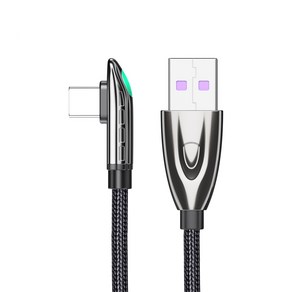 Essager 90도고급형 C타입 to USB 퀵차지 고속충전 케이블