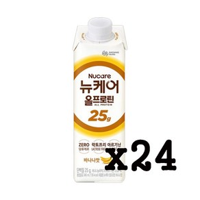 뉴케어 올프로틴 바나나맛 단백질음료 245ml x 24개, 단품, 1회분