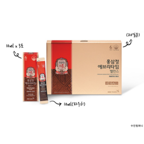 올따옴) 정관장 홍삼정 에브리타임 리본포장 선물세트 20T, 200ml, 1개