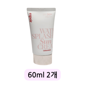 에스쁘아 워터 스플래쉬 세라마이드 선크림 SPF50+ PA++++, 120ml, 1개