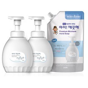 아이깨끗해 프리미엄 핸드워시 450ml x 2 + 리필600ml (퓨어로즈향)