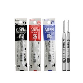 파이롯트 볼펜심 고급형 리필 BRFN-30, R 레드 EF (0.5mm)